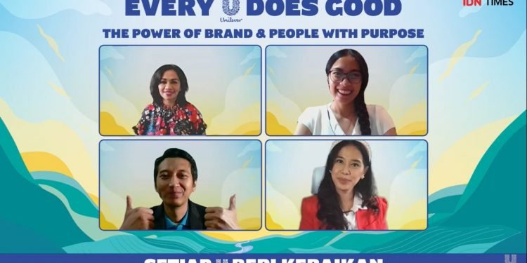 Unilever melakukan kampanyr every u does good/Istimewa