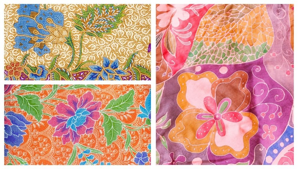 Batik tulis dengan warna cerah/ design by. Canva