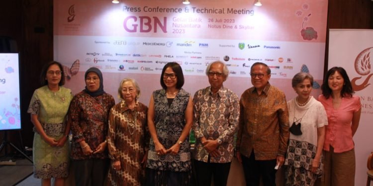 Press Confrence Gelar Batik Nusantara 2023, Rabu 26/07/2023